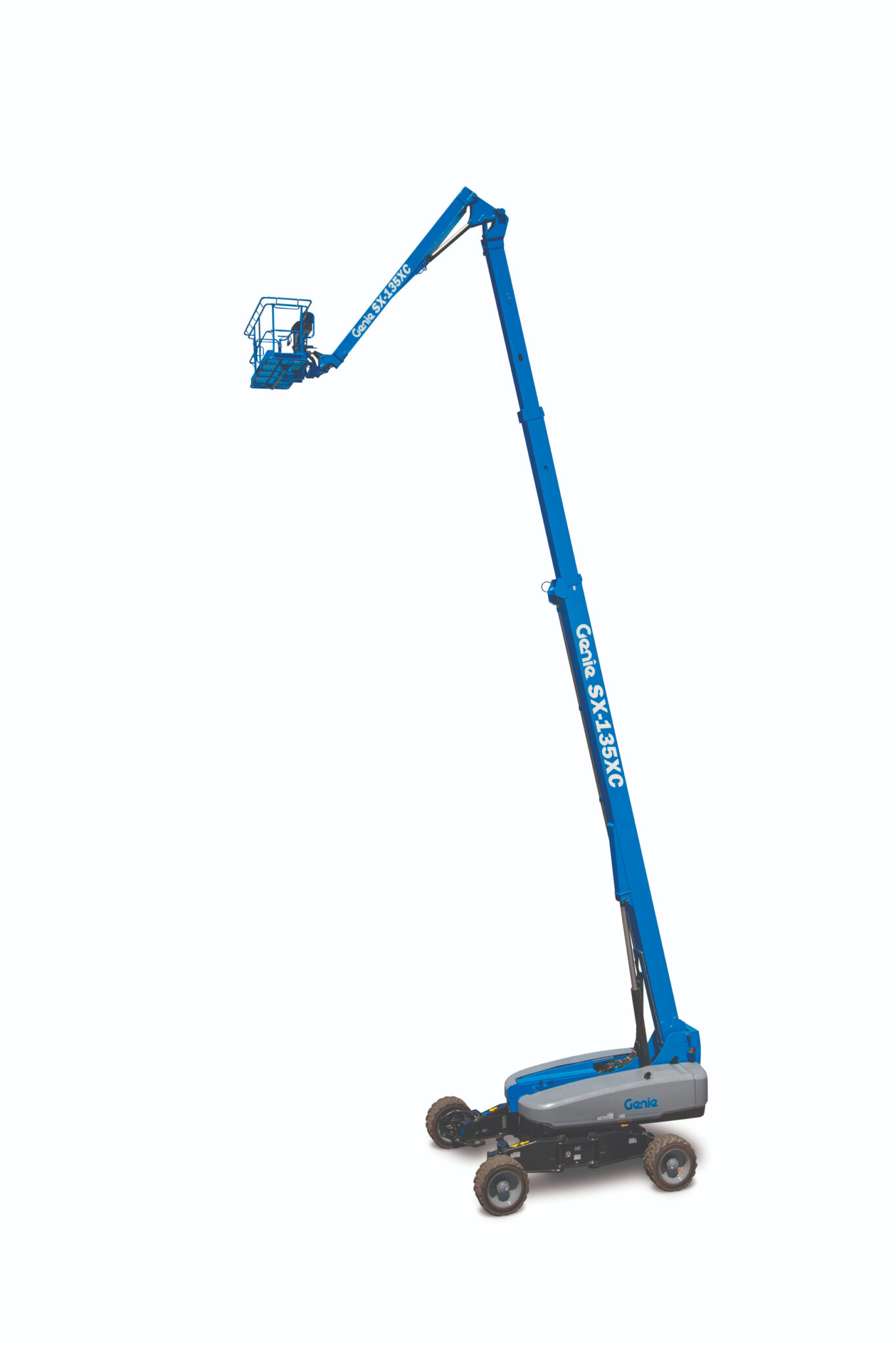 Genie SX-135 XC telescoophoogwerker in werkstand